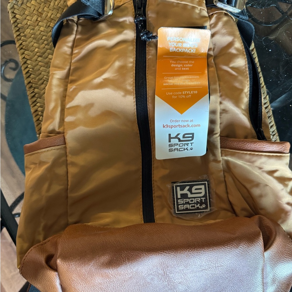 K9 Sport Sack Brown Dog Carrier Backpack - NWT
